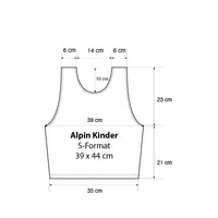 Alpin Kinder Bemaßung S