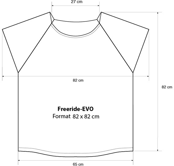 Freeride EVO Bemaßung