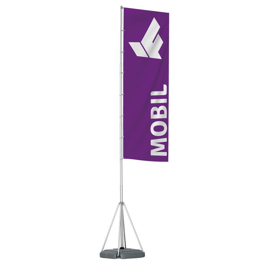 Flagpole Mobilflag (incl. printing)