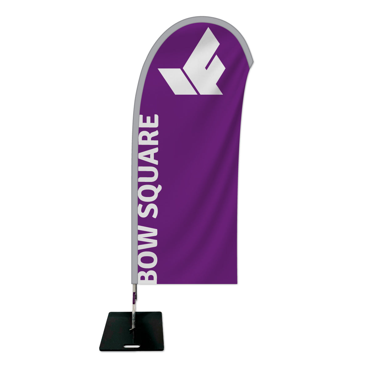 Beachflag BowSquare Produktfoto