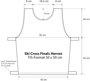 Ski Cross Finals Herren Bemaßung